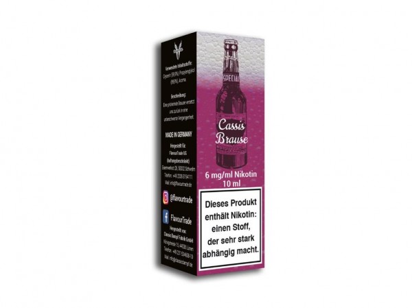 FlavourTrade - Cassisbrause 10ml Liquid MHD 10/21