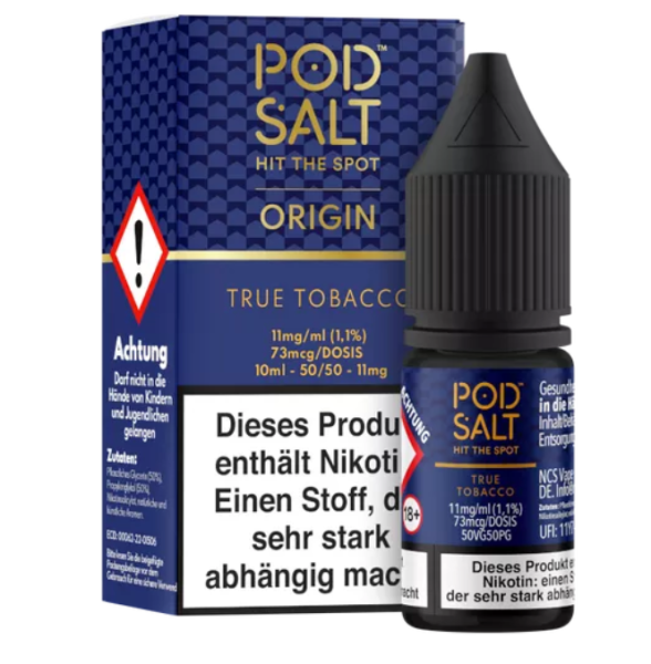 Pod Salt - True Tobacco 10ml Nikotinsalz Liquid