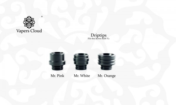 Vapers Cloud - Raven V2 Drip Tip - Mr. Orange