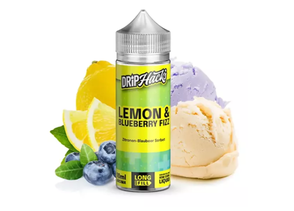 Drip Hacks - Lemon & Blueberry Fizz - 10ml Aroma Longfill