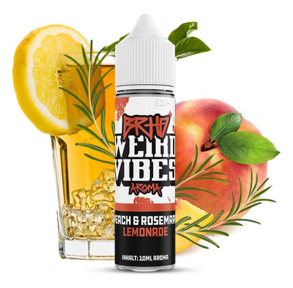 BRHD - Weird Vibes - Peach & Rosemary 10ml Aroma Longfill