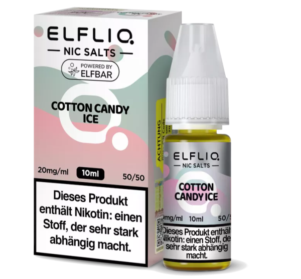 Elfbar - Elfliq Cotton Candy Ice Nikotinsalzliquid 10ml