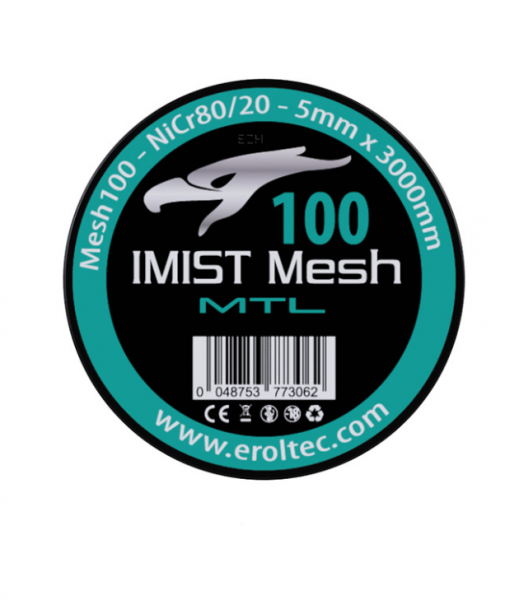 Imist - 3 Meter NiCr80 MTL Mesh Wire #100