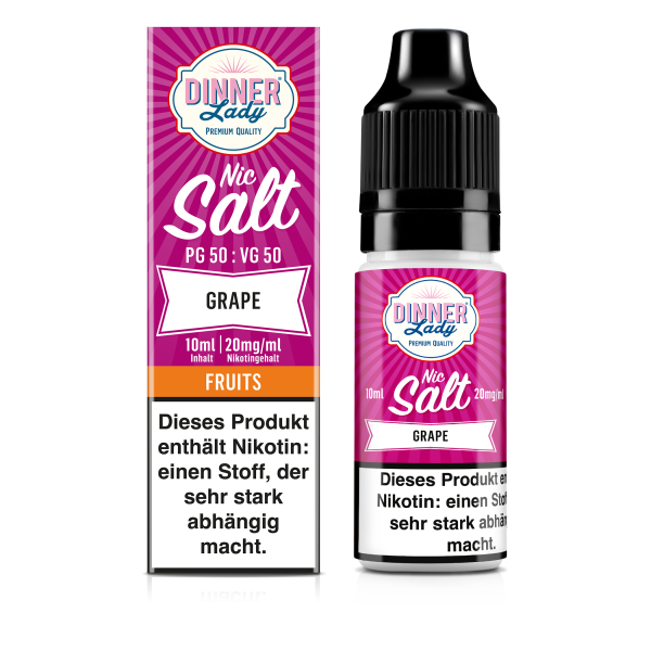 Dinner Lady - Grape 10ml Nikotinsalz Liquid