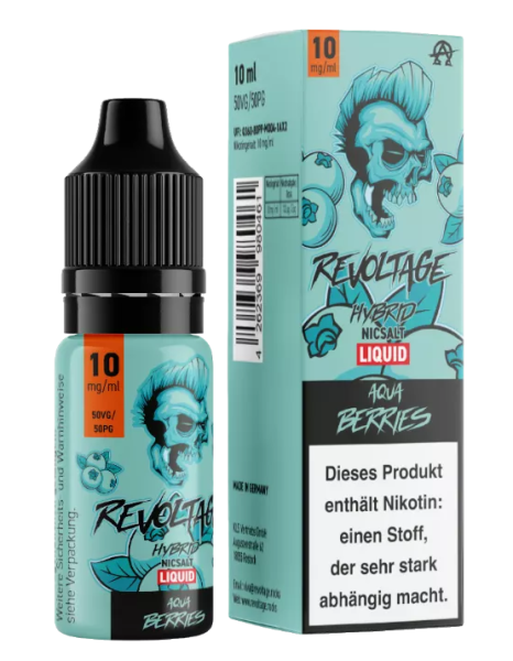 Revoltage - Aqua Berries 10ml Hybrid Nikotinsalz Liquid