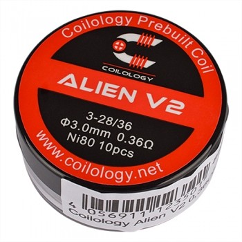 Coilology - Alien V2 0,36 Ohm Nichrome (10Stk./VE)