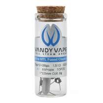 Vandy Vape - Prebuilt Ni80 Superfine MTL (Fused) Clapton Coil 1,65 Ohm P3