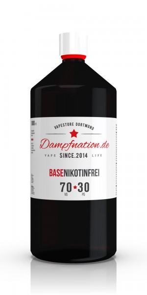 Dampfnation Base 1000ml - 0mg - 70VG/30PG