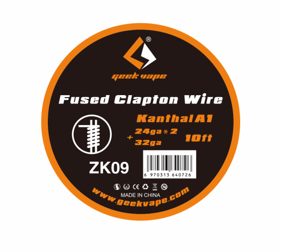 Geekvape - Fused Clapton Draht 3m Kanthal A1 24GA*2+32GA ZK09