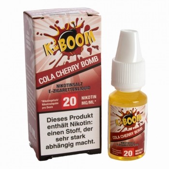 K-Boom - Cherry Cola Bomb 10ml 20mg Nikotinsalzliquid