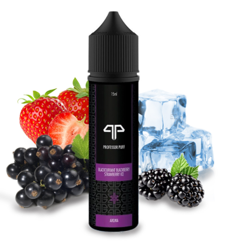 Professor Puff - Blackcurrant Blackberry Strawberry Ice 15ml Aroma Longfill