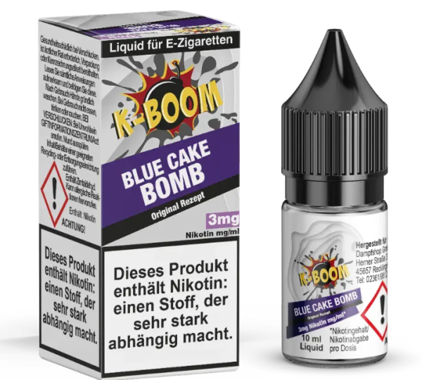 K-Boom - Blue Cake Bomb 10ml Liquid