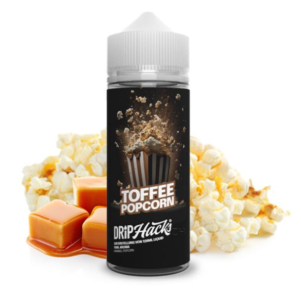 Drip Hacks - Toffee Popcorn - 10ml Aroma Longfill