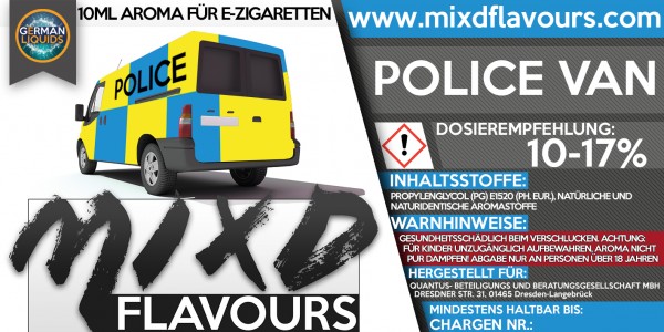 MIXD Flavours - Police Van 10ml Aroma MHD (3/20)
