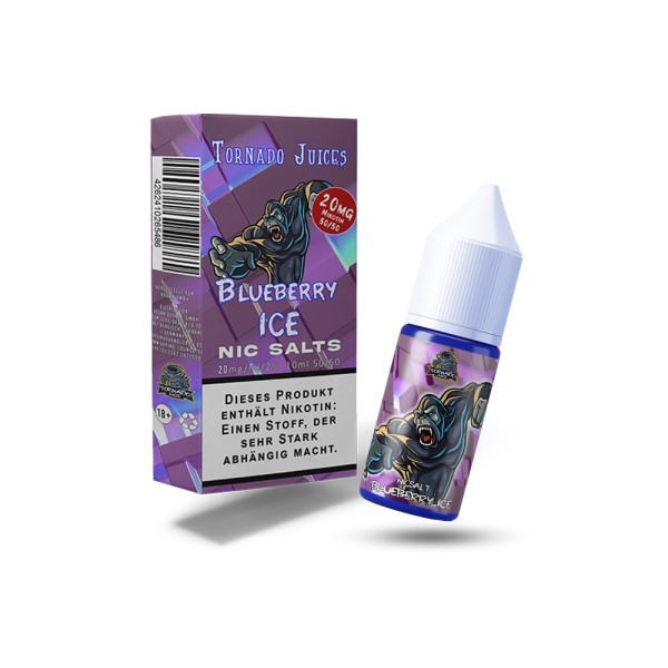 Tornado Juices - Blueberry On Ice Overdosed Nikotinsalz 20mg