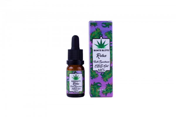 Bunte Blüte - Relax CBD-Öl 10%