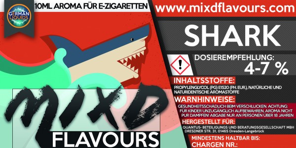 MIXD Flavours - Shark 10ml Aroma ( MHD 1/19 )