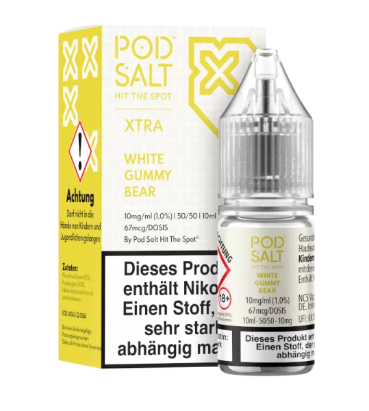 Pod Salt X - White Gummy Nikotinsalz Liquid 10ml