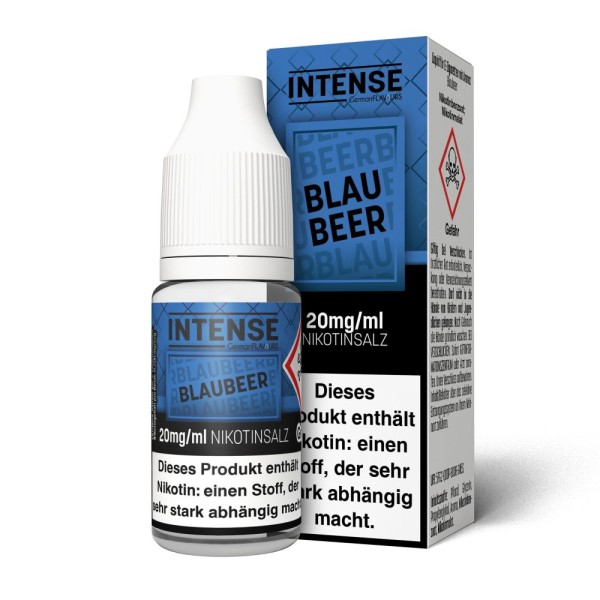 Intense - Blaubeer Nikotinsalz e-Liquid 10ml