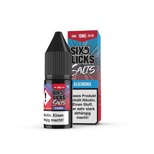 Six Licks - Bluemonia 10ml Nikotinsalz Liquid