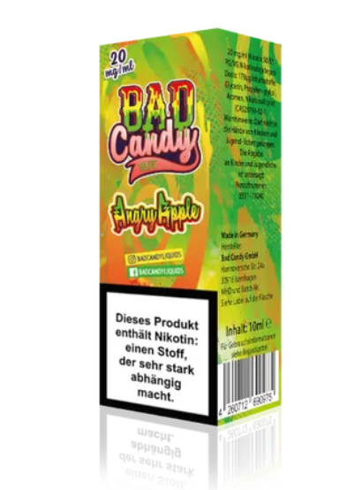 Bad Candy Liquids - Angry Apple - Nikotinsalz Liquid