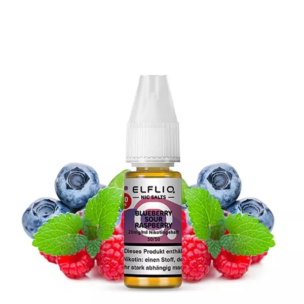 Elfbar - Elfliq Blueberry Sour Raspberry Nikotinsalzliquid 10ml