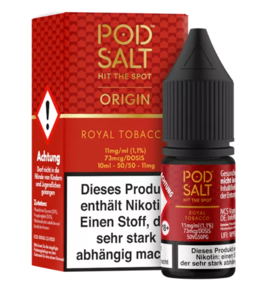 Pod Salt - Royal Tobacco 10ml Nikotinsalz Liquid