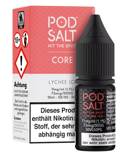 Pod Salt - Lychee Ice 10ml Nikotinsalz Liquid