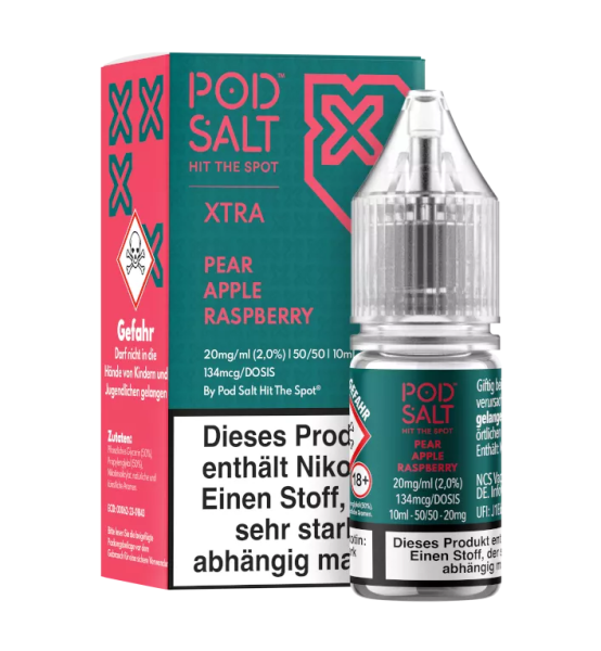 Pod Salt X - Pear Apple Raspberry Nikotinsalz Liquid 10ml