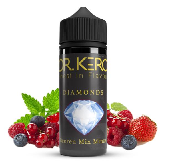 Dr. Kero - Diamonds - Beeren Mix Minze 10ml Aroma Longfill