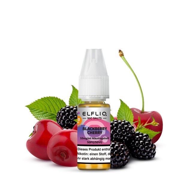Elfbar - Elfliq Blackberry Cherry Nikotinsalzliquid 10ml