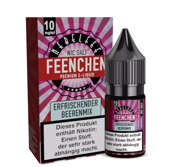 Nebelfee - Feenchen - Erfrischender Beerenmix - Nikotinsalz Liquid