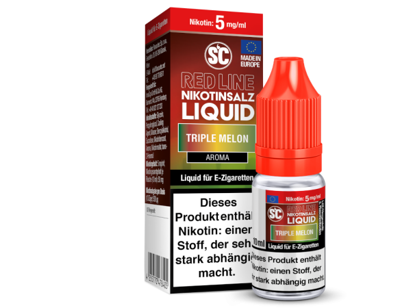 SC - Red Line - Triple Melon - Nikotinsalz Liquid