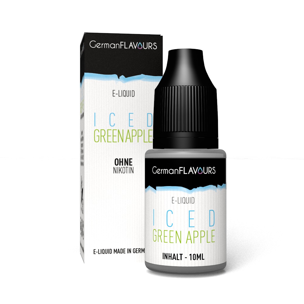 thc vape pen germany GermanFlavours Iced Green Apple Liquid 10ml