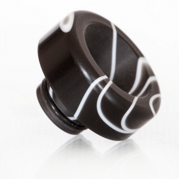 Taifun Drip-Tip Acryl - Black & White Nugget