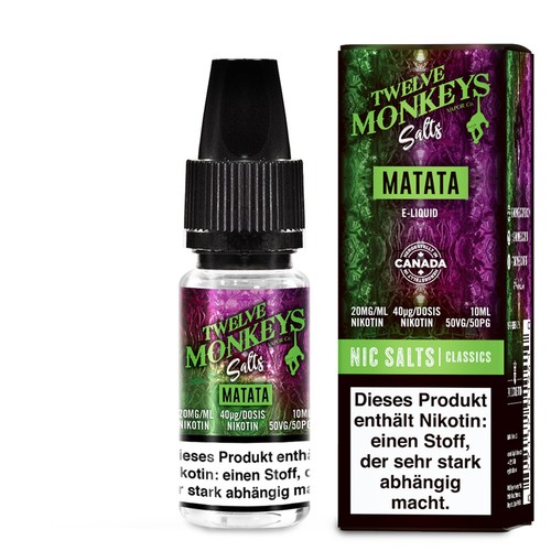 Twelve Monkeys - Matata 10ml Nikotinsalz Liquid