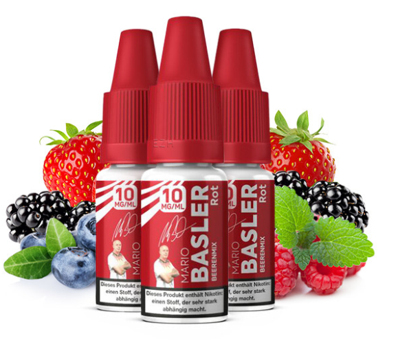 Mario Basler - Rot Beerenmix 3x10ml Nikotinsalz