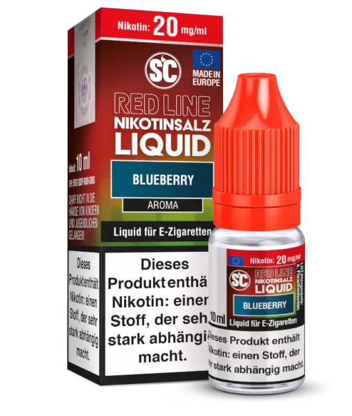 SC - Red Line - Blueberry - Nikotinsalz Liquid