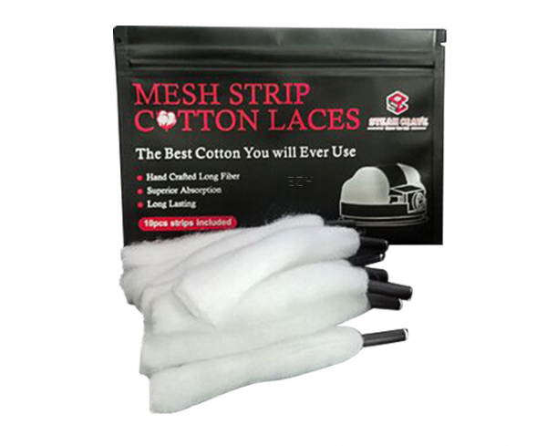 Steam Crave - M Stripe Cotton Laces Wickelwatte