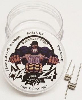 Maza Handmade Coils - MTLz ca 0.85 Ohm Single