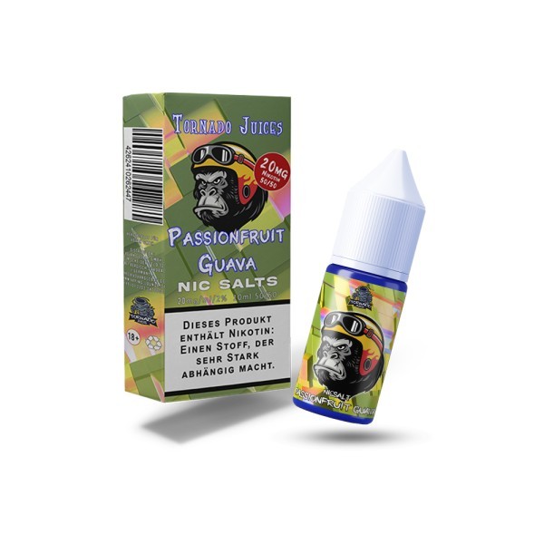 Tornado Juices - Passionfruit Guava Overdosed Nikotinsalz