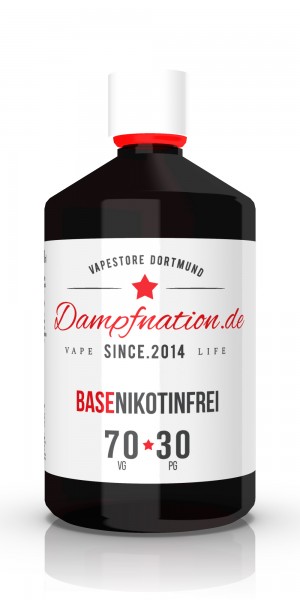 Dampfnation Base 500ml - 0mg - 70VG/30PG