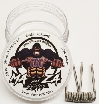 Maza Handmade Coils - Alienz ca 0.18 Ohm Dual