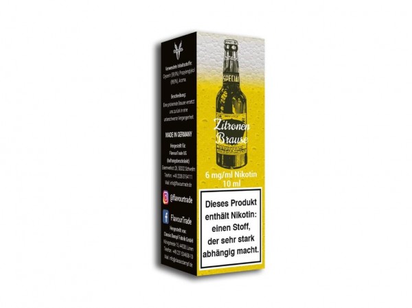 FlavourTrade - Zitronenbrause 10ml Liquid MHD 10/21