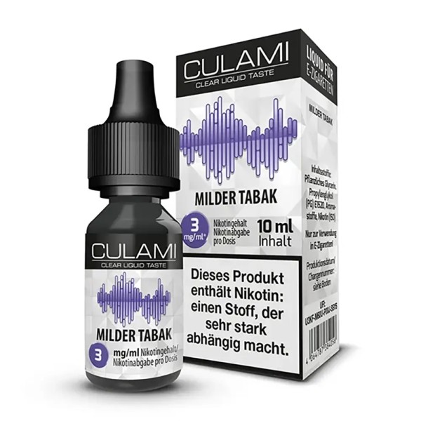 Culami - Milder Tabak 10ml Liquid