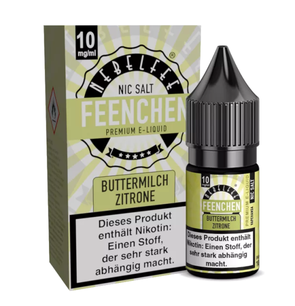 Nebelfee - Feenchen - Buttermilch Zitrone - Nikotinsalz Liquid