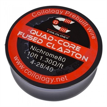 Coilology - Quad-Core Fused Clapton Nichrome Spule (10ft)