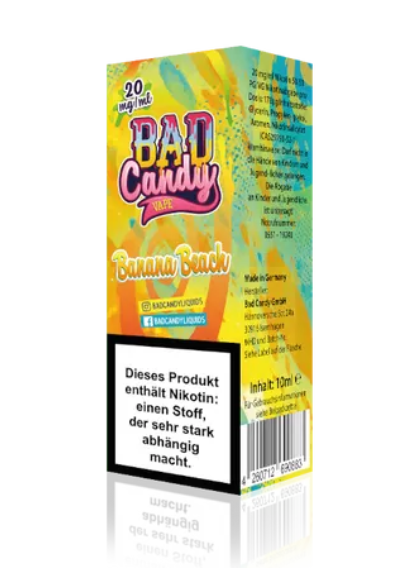 Bad Candy Liquids - Banana Beach - Nikotinsalz Liquid