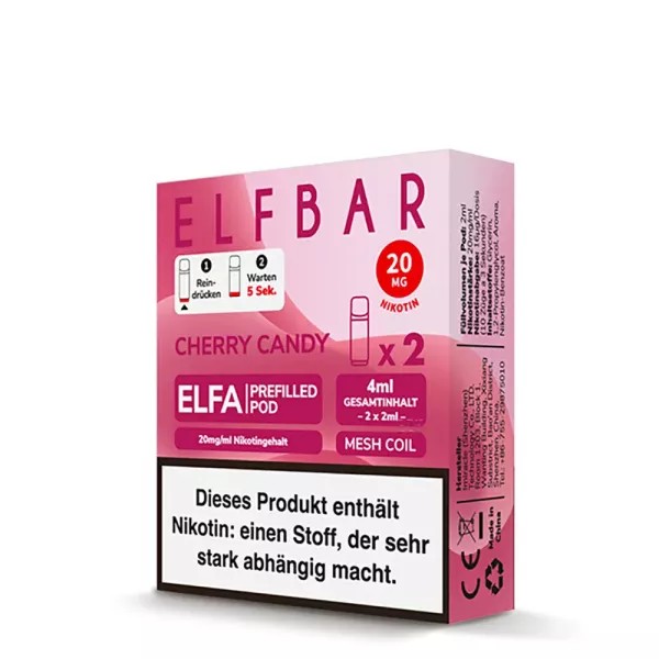 Elfbar - Elfa Pod Cherry (2 Stück pro Packung)