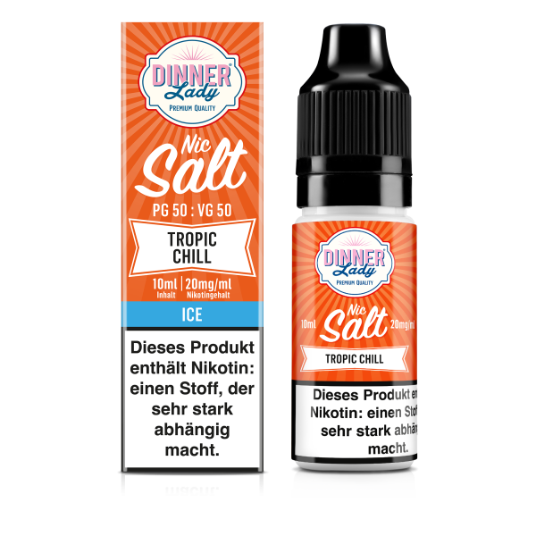 Dinner Lady - Tropical Ice 10ml Nikotinsalz Liquid